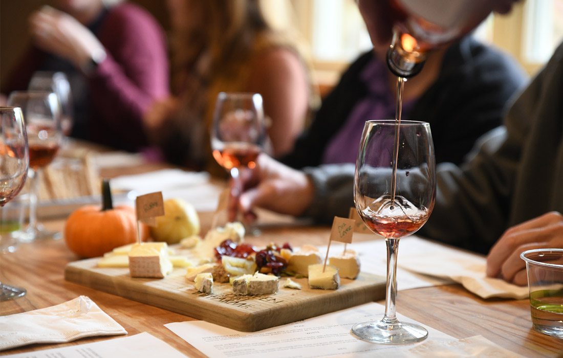 Green Dirt Farm cheese tasting and wine in Weston, Missouri