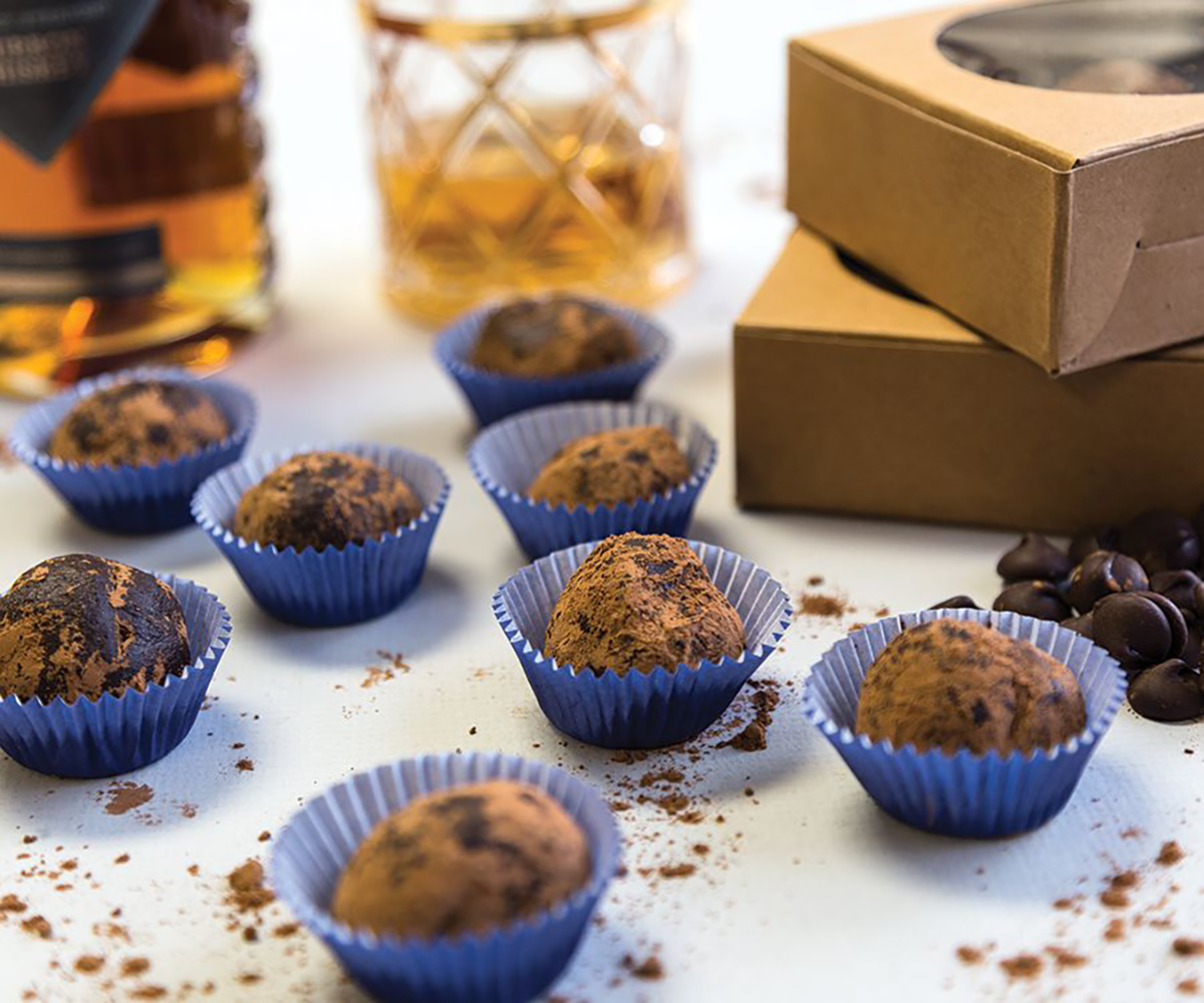 Whiskey Dark Chocolate Truffles