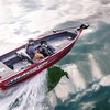 Fishing boat by White River Marine Group on a lake