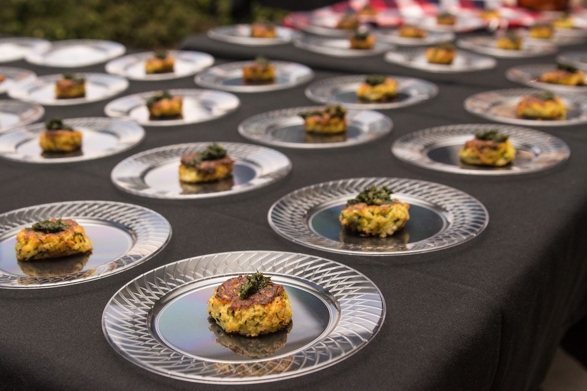 plates of food on a table