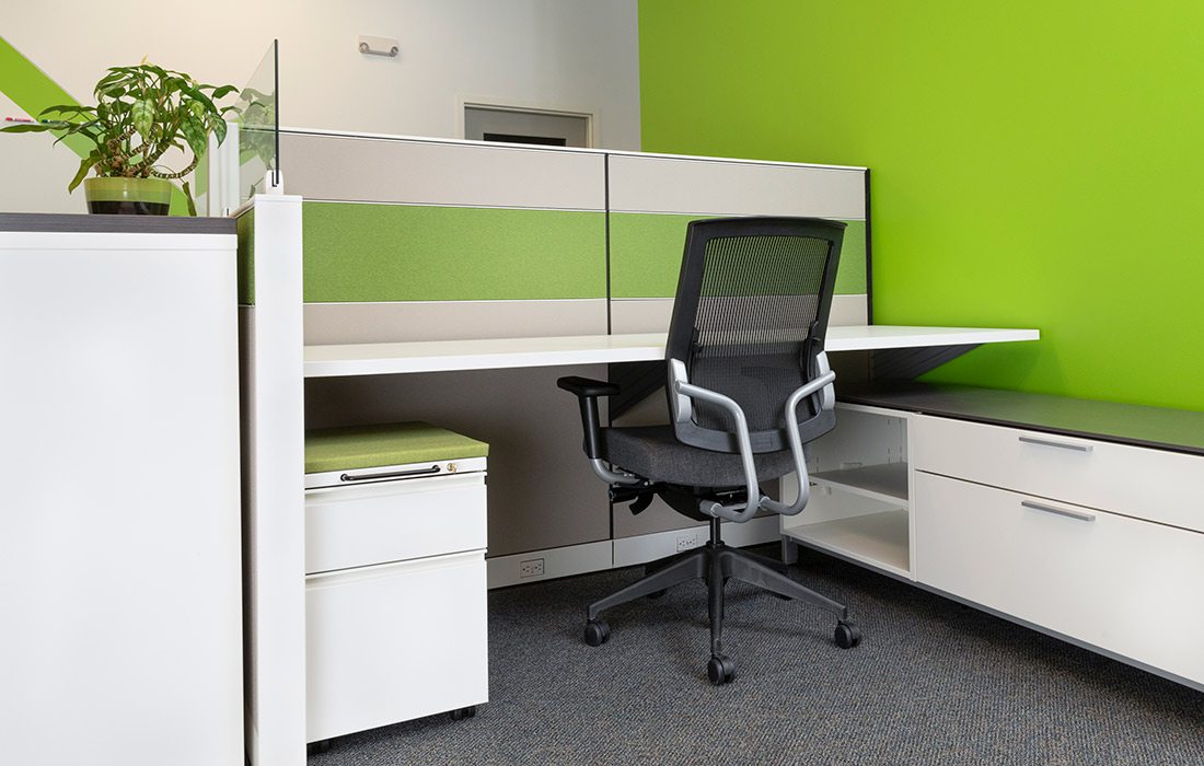 Modern office space at Volt Credit Union's headquarters in Springfield MO