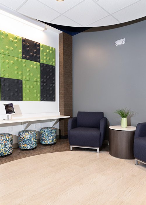 Modern office space at Volt Credit Union's headquarters in Springfield MO