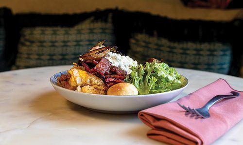 The Cottage Hash Brown Bowl from Sleepy Opossum Cafe