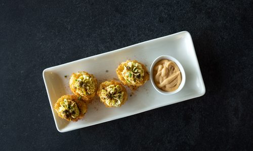 fried deviled eggs