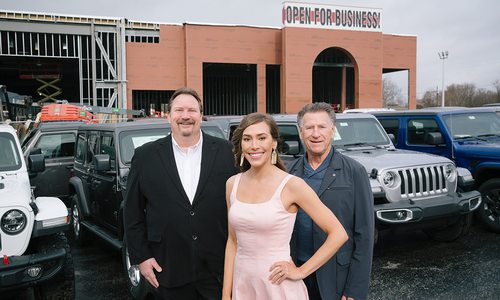 John Widiger, Gentry Johnson and John Youngblood of Youngblood Auto Group