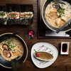 Dishes at Karai Ramen + Handroll