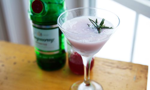 Pomegranate Gin Fizz