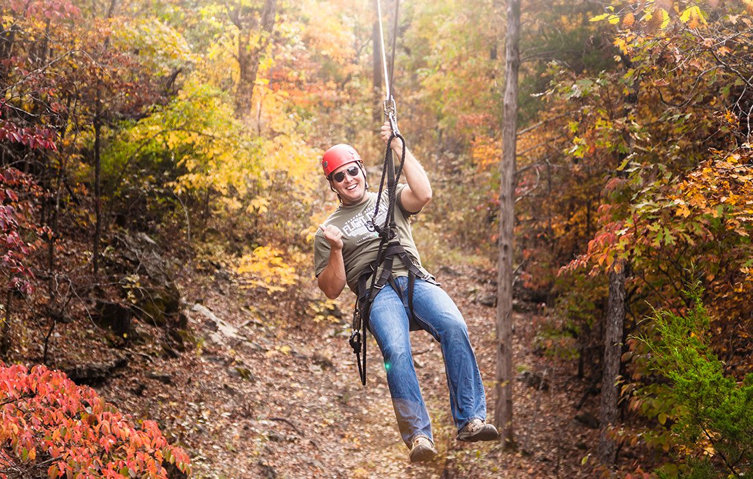 Branson zip lining