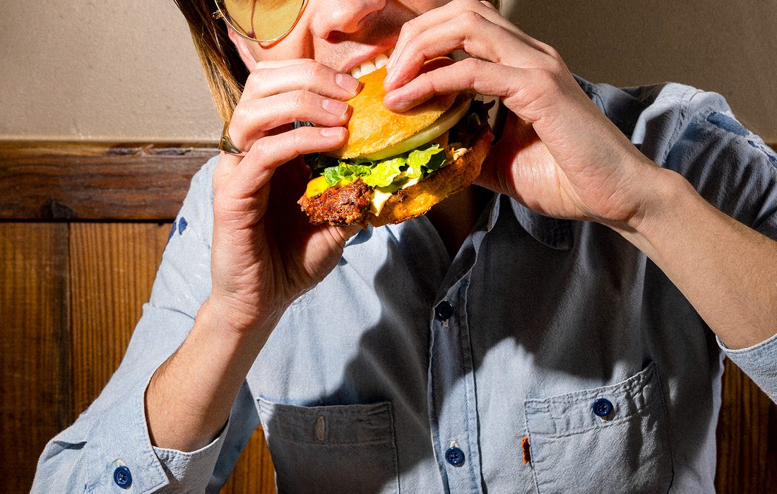 Steak Burger from Farmers Gastropub