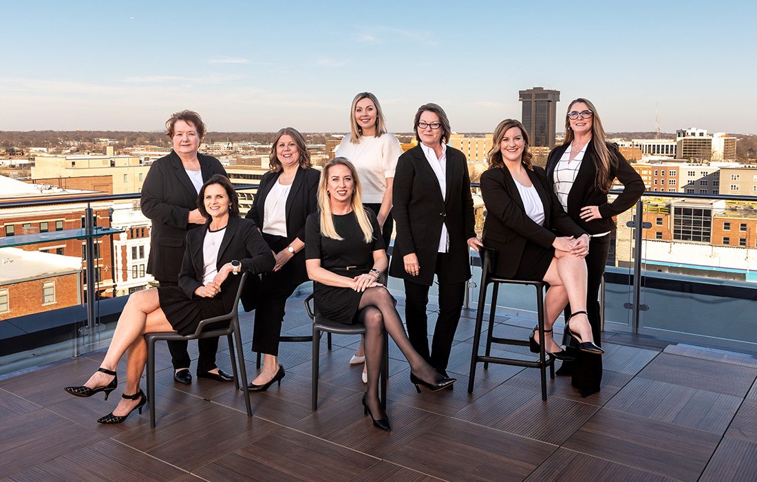 The team of female lenders at Central Bank.