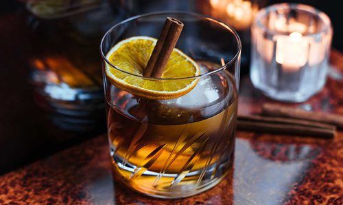 Cinnamon Rosemary Old-Fashioned