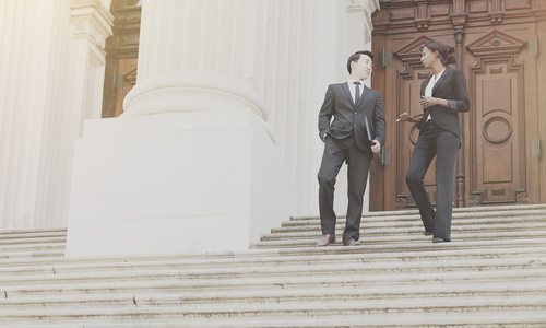 courthouse steps