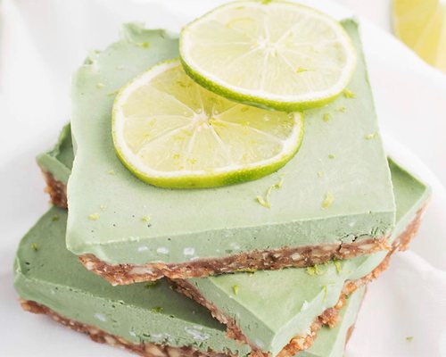 key lime ice box bars