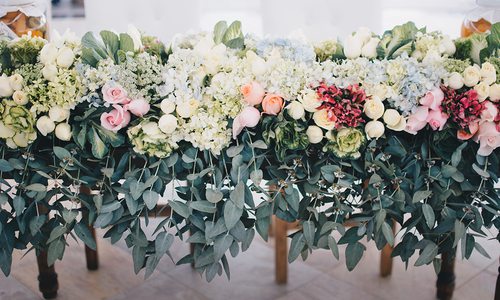 colorful flowers for a wedding