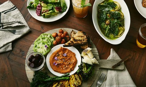 Dishes at The Ozark Mill Restaurant at Finley Farms