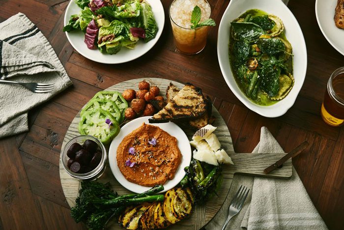 Dishes at the Ozark Mill Restaurant in Finley Farms