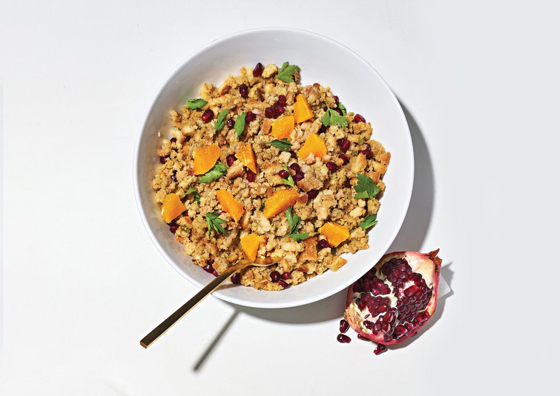 Orange and Pomegranate Fruit Stuffing Recipe