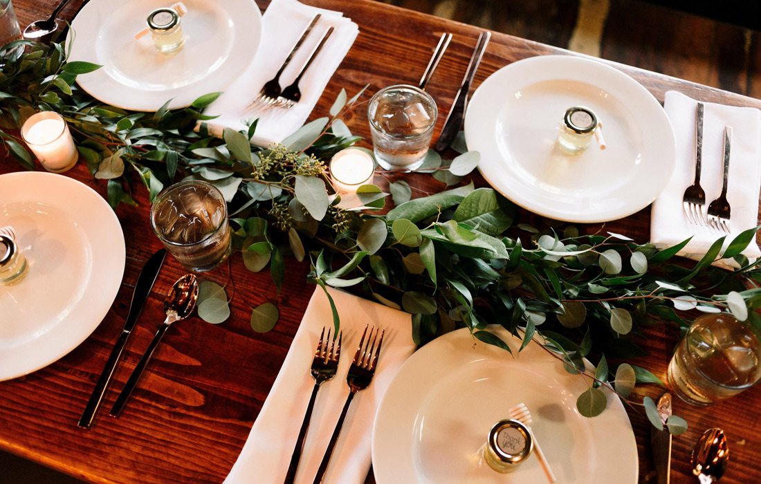 Wedding centerpiece from Hy-Vee