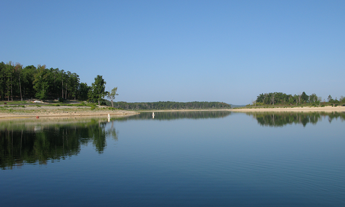 Campground View from Marina on Lake Norfork