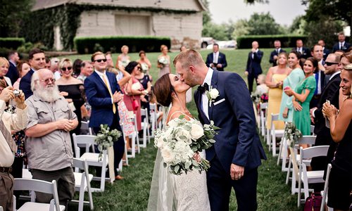 laura swick and bart tacke summer wedding in Springfield