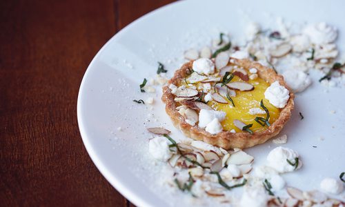 Try this lemon tartlet from The Order in Springfield, MO.