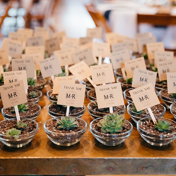 DIY wedding favors