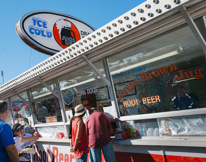 Food truck at the fairground.