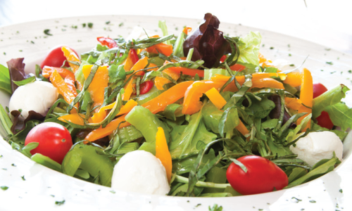 Mozzarella Ciliegine Salad from Bruno’s Restaurant