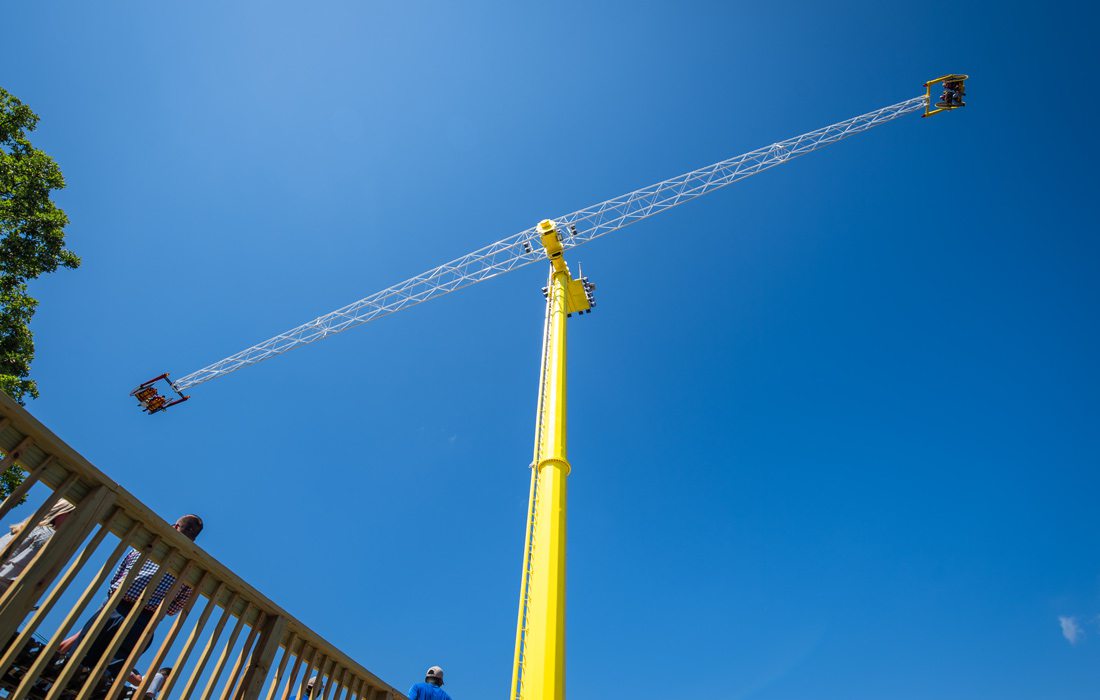 The Skyscraper thrill ride in Branson, MO.