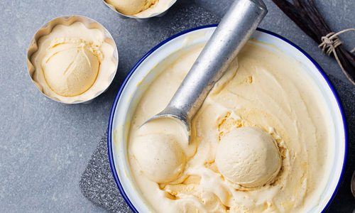 Ice cream stock photo