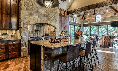 kitchen area in home