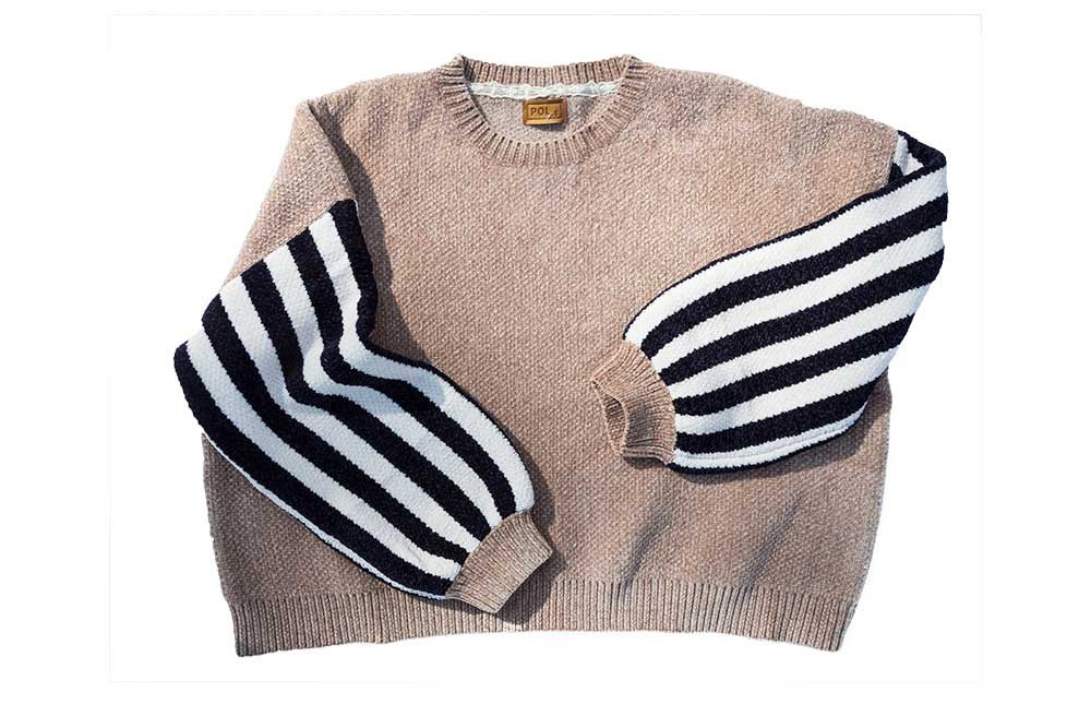 striped sweater from Torn Boutique Truck