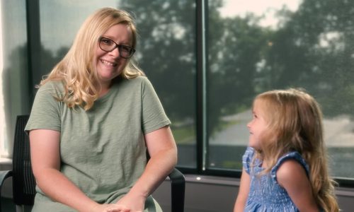 Amanda Bell, a customer at Volt Credit Union.